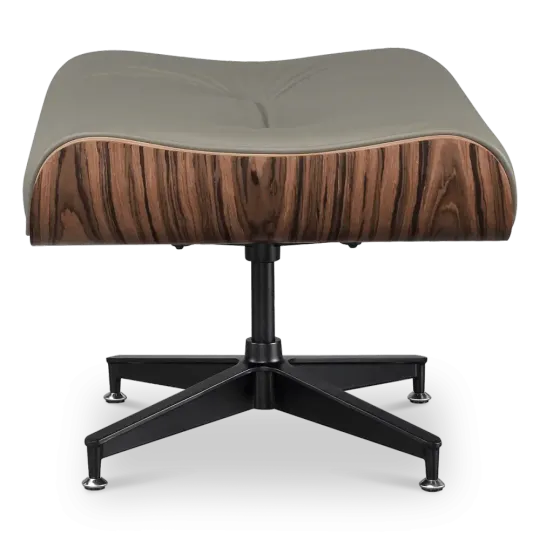 Cavel Lounge Chair Ottoman / Hocker Olijf Groen Leer | Naturel Palissander Schaal Cavel Lounge Chair Ottoman / Hocker Olijf Groen Leer | Naturel Palissander Schaal