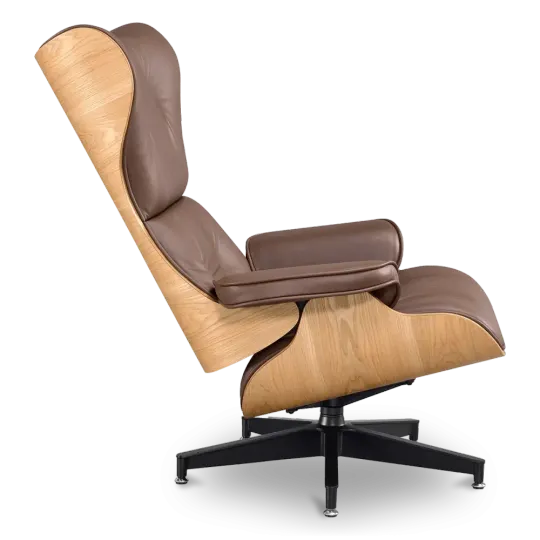 Cavel Lounge Chair Bruin Leer | Essen Schalen
