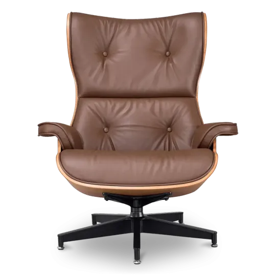 Cavel Lounge Chair Bruin Leer | Essen Schalen