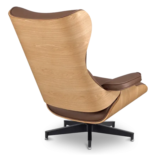 Cavel Lounge Chair Bruin Leer | Essen Schalen