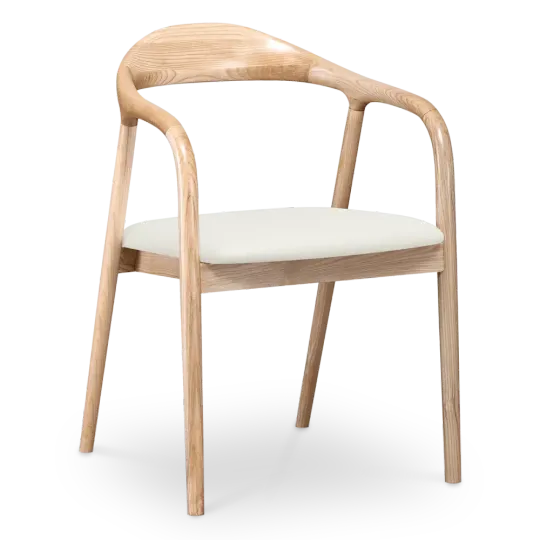 Artson Eetkamerstoel | Essen | Offwhite PU Leer