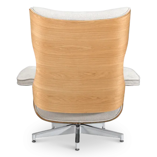 Cavel Lounge Chair Wit Boucle | Essen Schalen Cavel Lounge Chair Wit Boucle | Essen Schalen