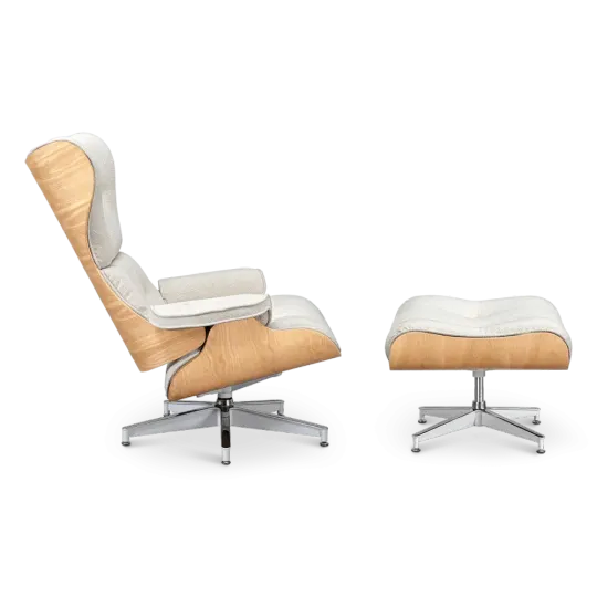 Cavel Lounge Chair Wit Boucle | Essen Schalen Cavel Lounge Chair Wit Boucle | Essen Schalen