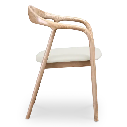 Artson Eetkamerstoel | Essen | Offwhite PU Leer
