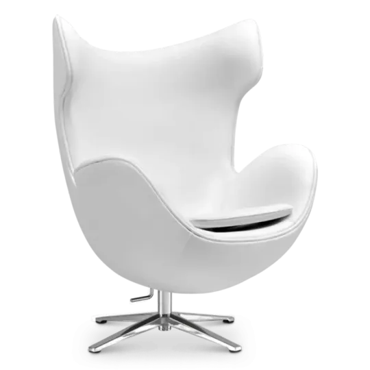Flag Chair Wit Leer Flag Chair Wit Leer