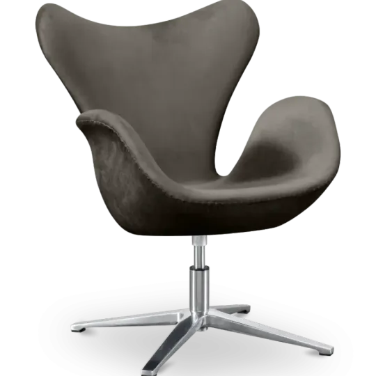 Sean Chair Zilver Grijs Velvet