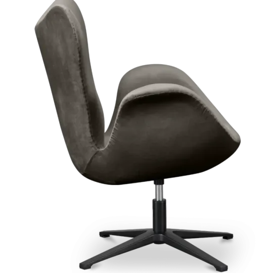 Sean Chair Zilver Grijs Velvet