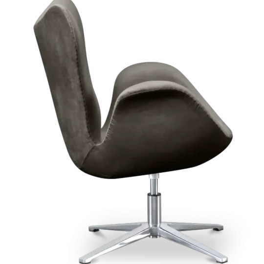Sean Chair Zilver Grijs Velvet