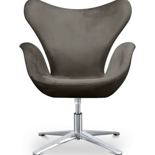 Sean Chair Zilver Grijs Velvet