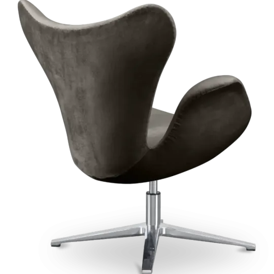 Sean Chair Zilver Grijs Velvet