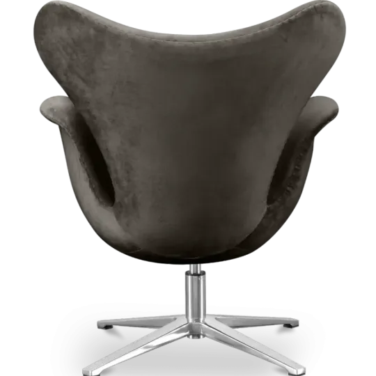 Sean Chair Zilver Grijs Velvet