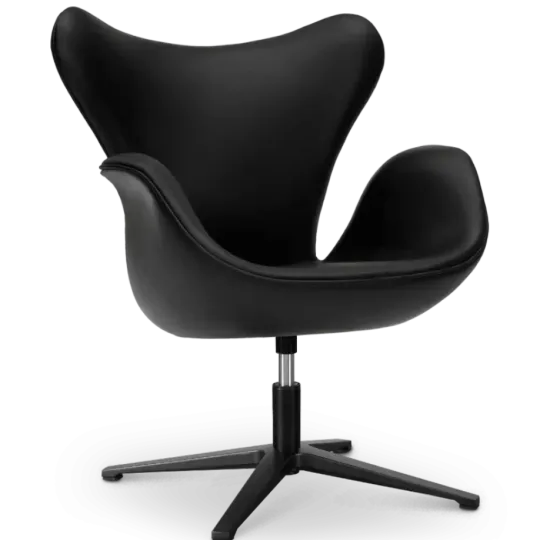 Sean Chair Zwart Leer Sean Chair Zwart Leer