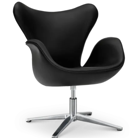Sean Chair Zwart Leer Sean Chair Zwart Leer