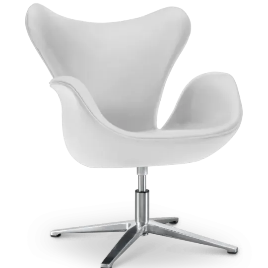 Sean Chair Wit Leer