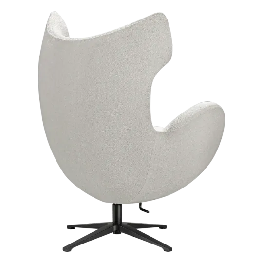 Flag Chair Wit Teddy Boucle