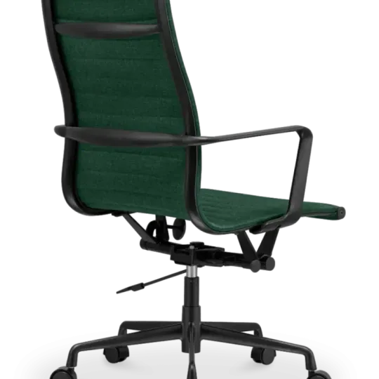 Cavel CD 119 Bureaustoel Groen Linnen | Zwart Frame