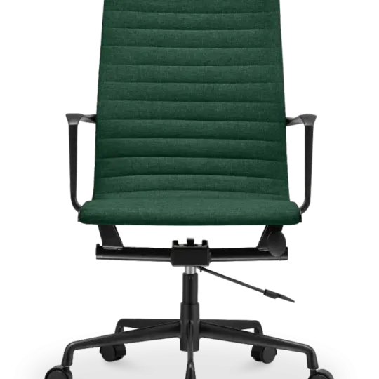 Cavel CD 119 Bureaustoel Groen Linnen | Zwart Frame