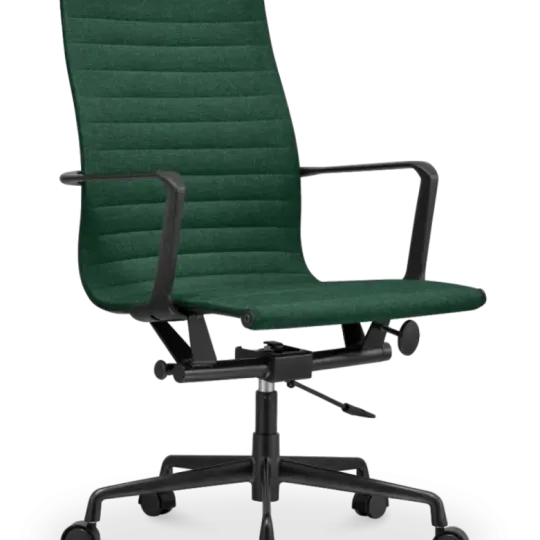 Cavel CD 119 Bureaustoel Groen Linnen | Zwart Frame