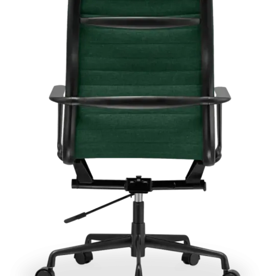 Cavel CD 119 Bureaustoel Groen Linnen | Zwart Frame