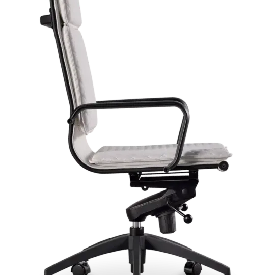 Diamond Softpad Bureaustoel Wit | Hoge Rug