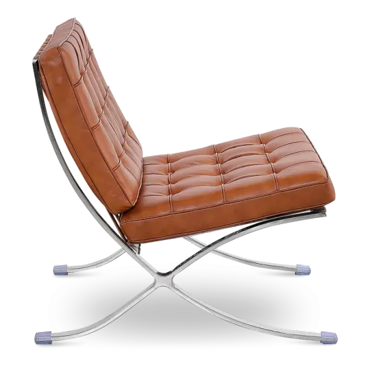 Paviljoen Chair Luxe Volleer Cognac/Bruin