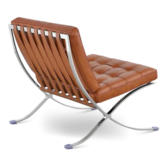Paviljoen Chair Luxe Volleer Cognac/Bruin